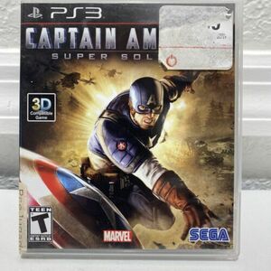 Captain America Super Soldier (PS3) PlayStation 3 game Complete in Box- tested 海外 即決