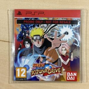 PSP Promo Disc Naruto Shippuden Kizuna Drive Tested 海外 即決