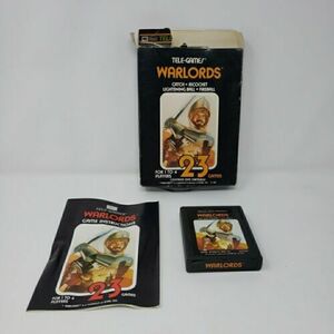 Atari 2600 Sears Tele-Games Warlords Game Complete In Box With Manual Tested 海外 即決
