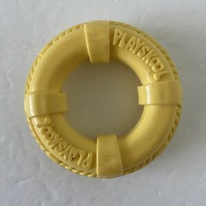 Vintage Playskool Dollhouse Pool Deck LIFE PRESERVER YELLOW Inner Tube Beach 海外 即決