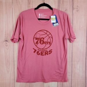 Philadelphia 76ers NBA Short Sleeve Shirt Womens Sz S Small Basketball NEW NWT 海外 即決