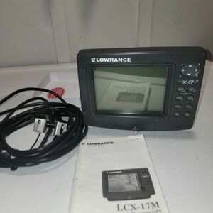LOWRANCE LCX-17M FISH FINDING SONAR, MOUNT AND TRANSDUCER 海外 即決