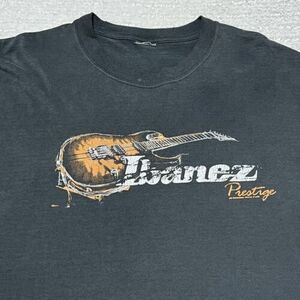 Vintage Ibanez Guitars Prestige T Shirt Mens XL Short Sleeve Faded Lightweight 海外 即決