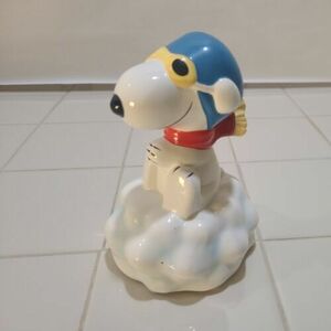 Peanuts Snoopy Flying Ace Music Box 9307 Willitts Designs 1965-1966 Cloud 海外 即決