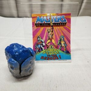 Vintage He Man Motu Stonedar Rock Action Figure 1986 100% Complete 海外 即決