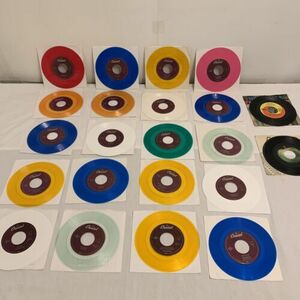 ビートルズ jukebox 45 RPM バイナル lot 22 Records 7インチ Inch Coloレッド / Albums Rare W8 海外 即決