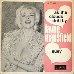 Jayne Mansfield As The Clouds Drift By/Suey (1967) London Records 45 バイナル 7" 海外 即決