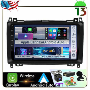 9" Car Radio Stereo Player GPS Navi For Mercedes Benz W906 Sprinter Carplay 128G 海外 即決