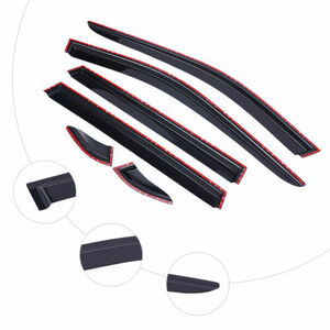 6pcs Sun Rain Visors Wind Rain Guards for 2019-2022 Toyota RAV4 New US 海外 即決