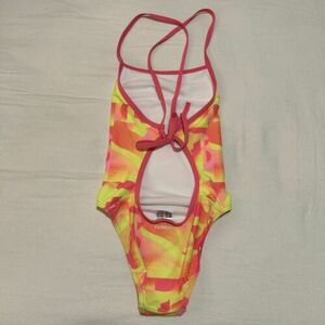 Funkita Tie Me Tight Women’s One Piece Swimsuit Size 32 Medium 10 Pinged Pink 海外 即決