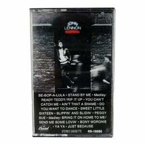 Vintage 1975 Cassette Tape John Lennon Rock 'N' Roll Capitol Records 海外 即決