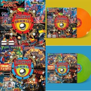 Jackpot Plays PINBALL Vol 1 & Vol 2 バイナル LP Set Green & Orange Color Variant 海外 即決