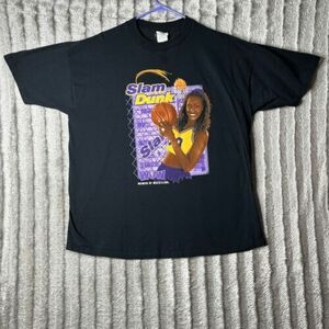 Vintage WOW Women Of Wrestling T-shirt XL Slam Dunk Famisha Jones Millman RARE 海外 即決