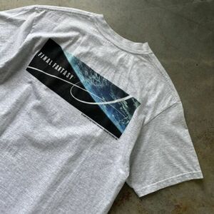 Vintage 2000 Final Fantasy IX Squaresoft Promo T-Shirt Gamer Tech Sz Large Grail 海外 即決