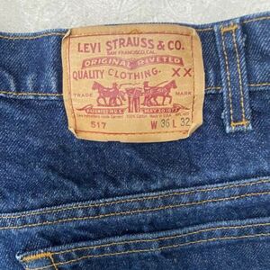 VTG Levis 517 Jeans Mens 34 x 31 Slim Boot Cowboy Western 90s - SEE SIZE NOTE 海外 即決