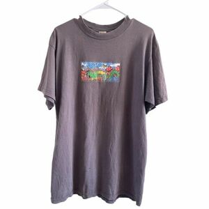 Vintage 90s Flip Skateboard Box Logo T Shirt Size Large 海外 即決