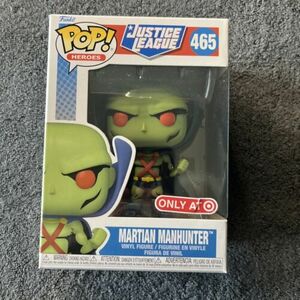 Funko POP! Martian Manhunter #465 Heroes DC Justice League Target Exclusive NIB 海外 即決