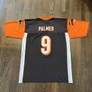 Cincinnati Bengals Carson Palmer jersey size 2XL reebok mens black 海外 即決