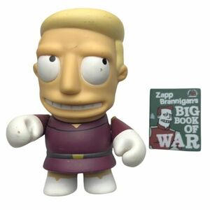 Futurama Zapp Brannigan Kidrobot 3" Vinyl Figure 2009 Kid Robot Complete 海外 即決