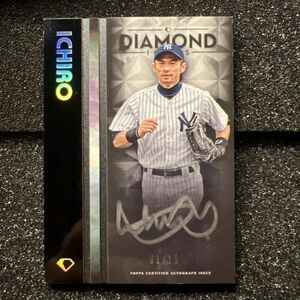 2023 Topps Diamond Icons Ichiro Suzuki Silver Ink Auto 1/15 Yankees BOOKEND 海外 即決