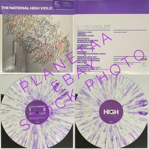 THE NATIONAL High Violet 3LP Purple Splatter COLOレッド / バイナル Trifold Numbeレッド / #200 海外 即決
