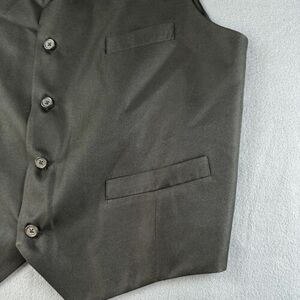 Pierre Cardin Men's Vest Size L Work Career Office Formal Party Color Black 海外 即決