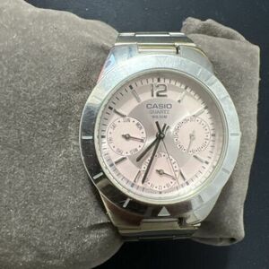 Casio Enticer LTP-2069L-7A1VDF Women Chronograph Silver Dial Quartz Wristwatch 海外 即決