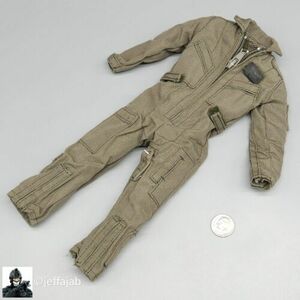 1:6 BBI Navy Pilot Mens Green Nomex Flight Suit for 12" Figures 海外 即決