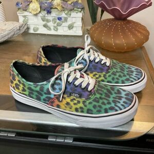 バンズ メンズ AUTHENTIC RAINBOW レオパード SNEAKERS 7 海外 即決