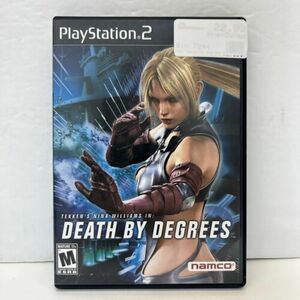 Death by Degrees PlayStation 2 PS2- 2 Discs No Manual Fast Ship! 海外 即決