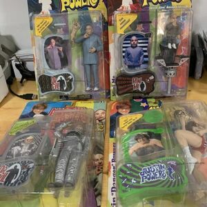 Lot of 4 Austin Powers Action Figures Bundle McFarlane Toys Circa Factory Sealed 海外 即決