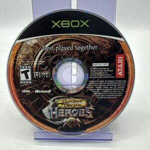 Dungeons & Dragons Heroes Game for Original Xbox - Disc Only - Authentic! 海外 即決