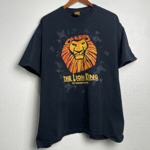 Vintage Disney The Lion King T-Shirt Tee Musical Broadway Show Graphic Men’s XL 海外 即決