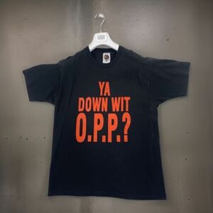 Naughty By Nature "Ya Down with O.P.P.?" Vintage T Shirt 海外 即決
