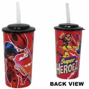 Miraculous Ladybug- 16 oz. PP Sports Tumbler with lid and straw 36g 海外 即決