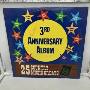 VARIOUS: 25 country music greats - 3rd anniversary album STARDAY 12" LP Used 海外 即決