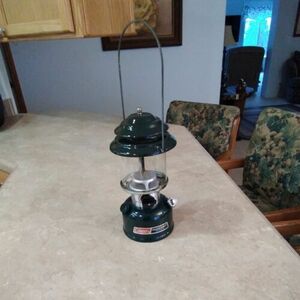 Vintage 1985 Coleman Green CL2 Adjustable Model 288 Double Mantle Lantern 05/91 海外 即決