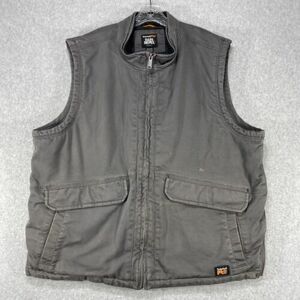 Timberland Pro Rain Repel ThermoLite Vest Men’s XXL Gray Insulated Workwear 海外 即決