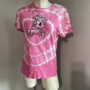 Vintage Tokidoki Dolls Kill Unicorno Unicorn Tie Dye Heart Love T Shirt Small 海外 即決