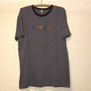Vintage GOOGLE Feeling Lucky T Shirt Sz. XL, Single Stitch Ringer Tee USA 海外 即決