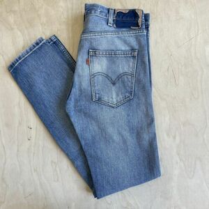 Levi’s Vintage Clothing 605 Orange Tab Jeans Distressed Big E Light Wash 28/32 海外 即決