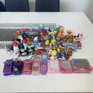 Lot of 56 Disney Pixar McDonalds Toys - Toy Story, Little Mermaid, Winnie Pooh, 海外 即決