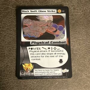 DRAGON BALL Z CCG BLACK SWIFT ELBOW STRIKE FOIL UNLIMITED FRIEZA SAGA!! 海外 即決