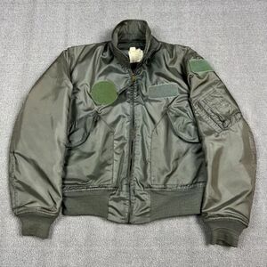 Vintage US Military USAF Summer Flyers Flight Jacket CWU-36/P Men's Large Bomber 海外 即決