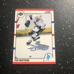 Tim Watters 1990 Score Hockey #204 NHL Los Angeles Kings Defenseman 海外 即決