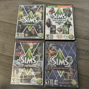 4 - The Sims 3 Into the Future - Supernatural Starter Dragon PC/Mac - CD-ROM 海外 即決