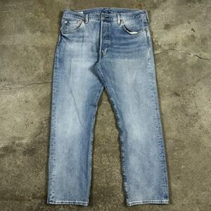 Levi's 501 XX Denim Jeans Straight Leg BIG "E" Premium Blue Y2K Size 35x29 海外 即決