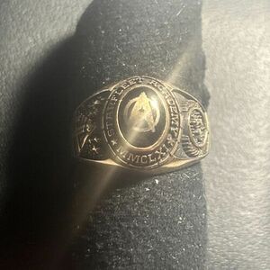 Starfleet Academy Class Ring PAR PIC 1992 14K / very rare 海外 即決