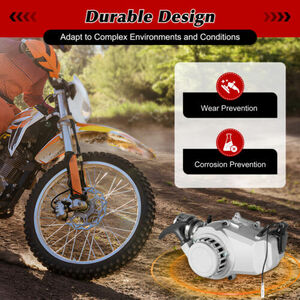 49cc 2-Stroke Gas Engine Motor For Bicycle Mini Quad Bike Dirt Scooter ATV 海外 即決