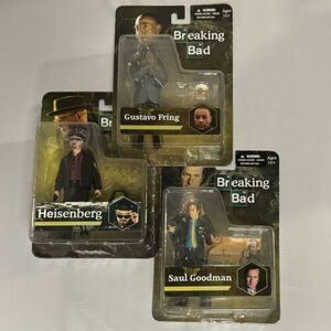 Mezco Toys Breaking Bad Heisenberg, Saul Goodman, Gustavo Fring - Lot - NEW 海外 即決